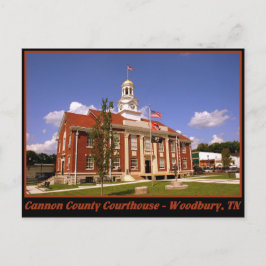 Cannon County Domstol - Woodbury, TN Vykort