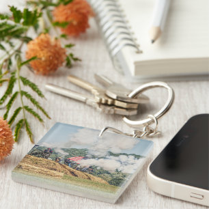 Cannon Fire Keychain
