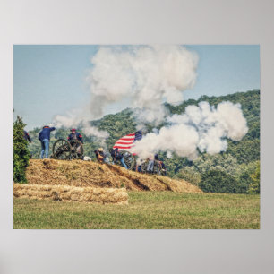 Cannon Fire Poster