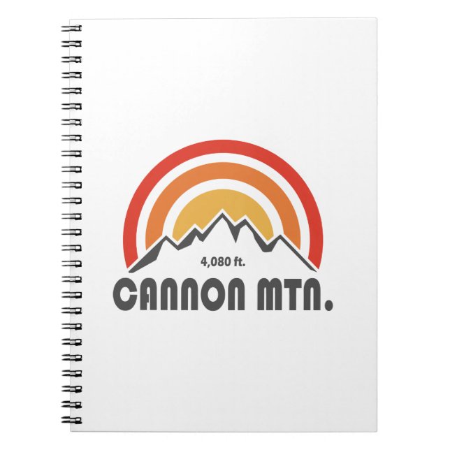 Cannon Mountain New Hampshire Anteckningsbok (Framsidan)