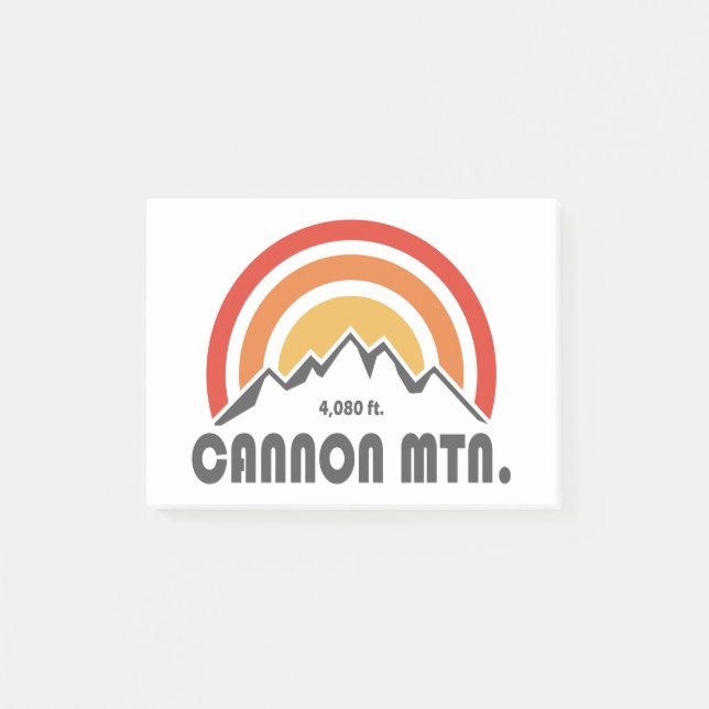 Cannon Mountain New Hampshire Post-it Block (Framsida)
