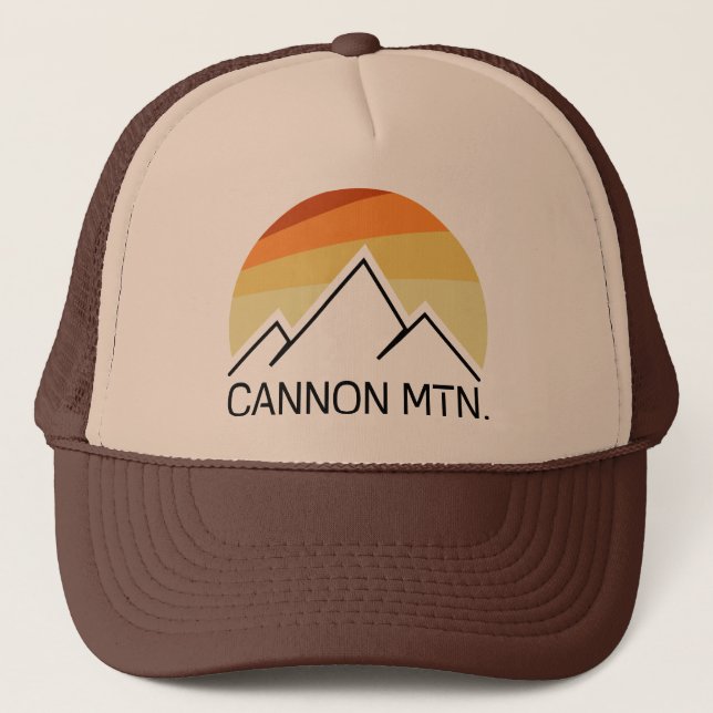 Cannon Mountain New Hampshire Retro Keps (Framsida)