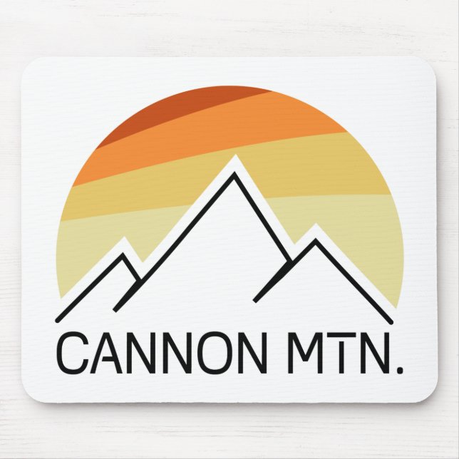 Cannon Mountain New Hampshire Retro Musmatta (Framsidan)