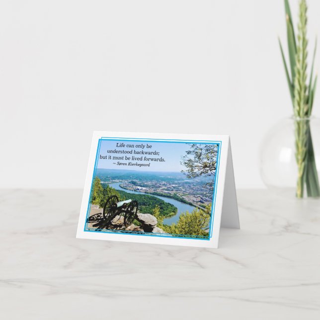 Cannon Overlook River NoteCard2 Kort (Framsida)