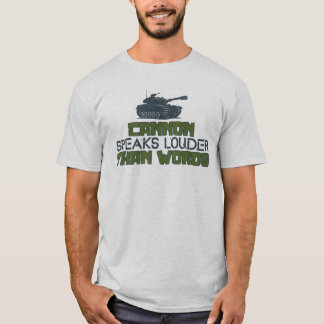 Cannon Tank Strand Slagfält T Shirt