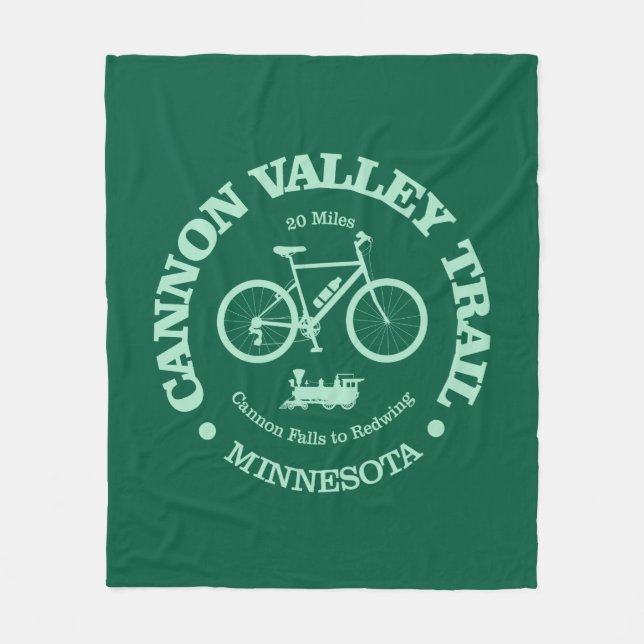 Cannon Valley Trail (cykling) Fleecefilt (Framsidan)