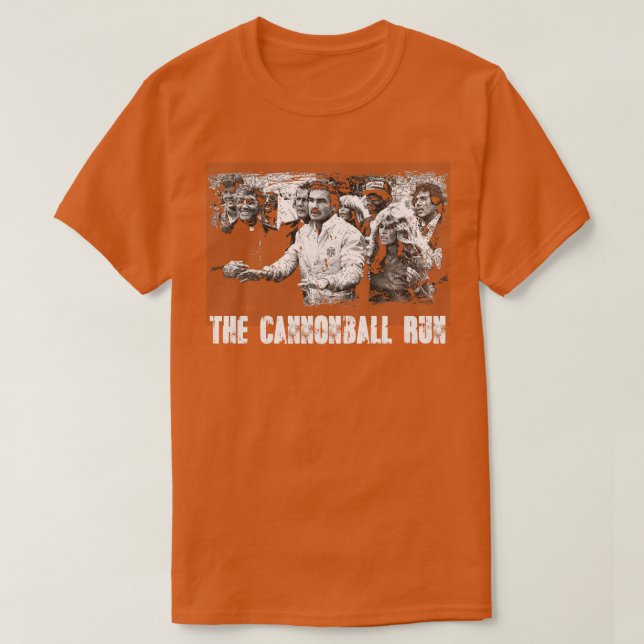 Cannonball Capers Burt Reynolds leder Kor Co. T Shirt (Design framsida)