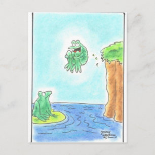 Cannonball Frog Vykort