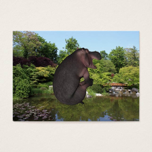 Cannonball Hippo Visitkort (Framsidan)
