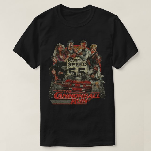 Cannonball Springa 1981 T Shirt (Design framsida)