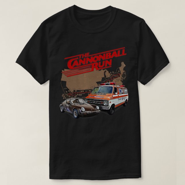 Cannonball Springa T Shirt (Design framsida)