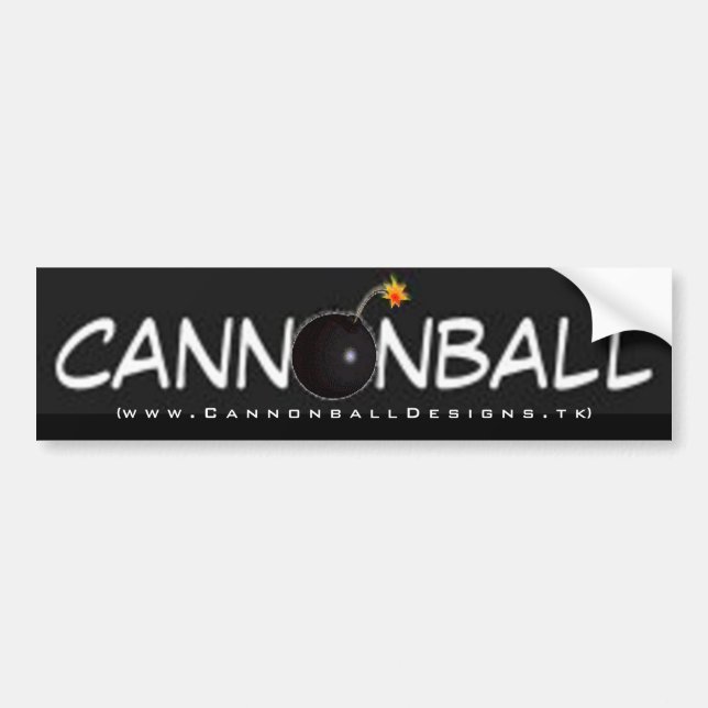 Cannonballen planlägger bildekalet bildekal (Framsidan)
