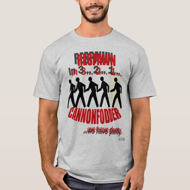 Cannonfodder T Shirt (Framsida)