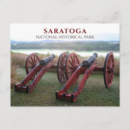 Cannons, Bernis Heights Battle of Saratoga Vykort