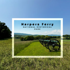 Cannons, Civil Krig, Harpers Ferry NHP Vykort