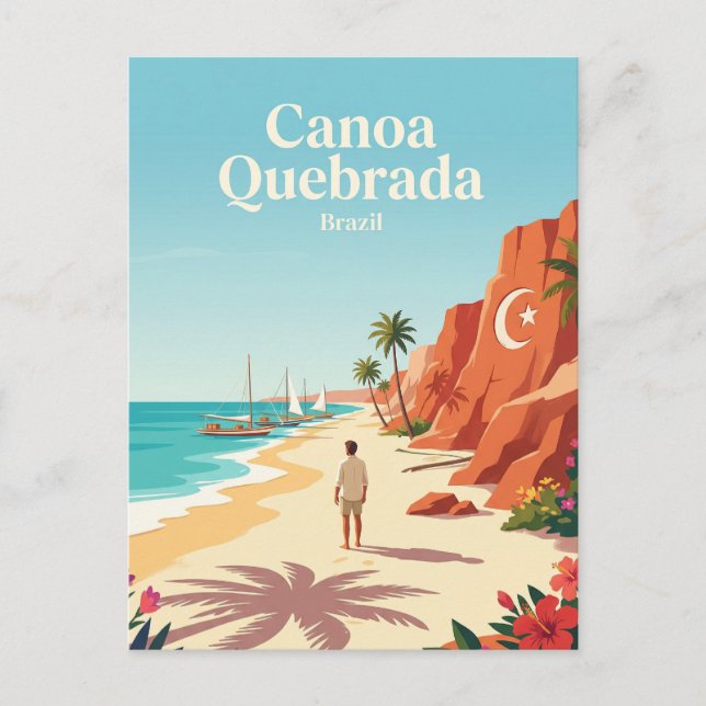 Canoa Quebrada Brasilien Vykort (Framsida)