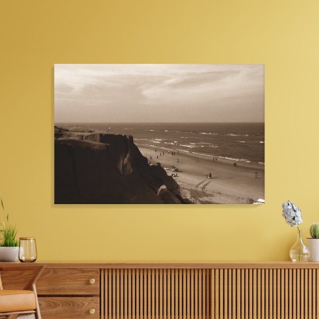 Canoa Quebrada - falésia1 Canvastryck (Insitu (Vardagsrum))