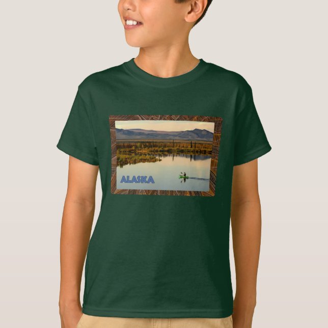 Canoe Alaska Tee Shirt (Framsida)