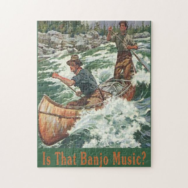 Canoe, Banjo Music Pussel (Vertikal)