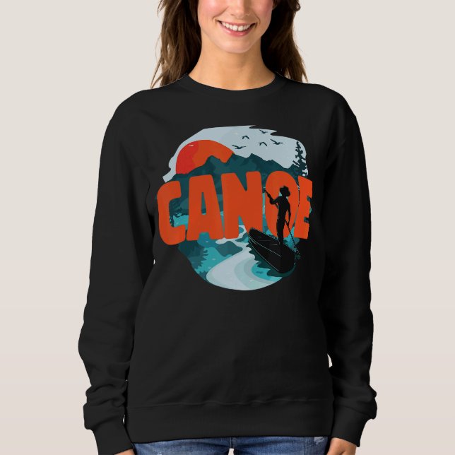 Canoe Canoeing Canoe T Shirt (Framsida)