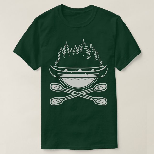 Canoe Canoeing Canoeist T Shirt (Design framsida)