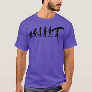 Canoe Canoeing Canoeists Canoeing Evolution T Shirt