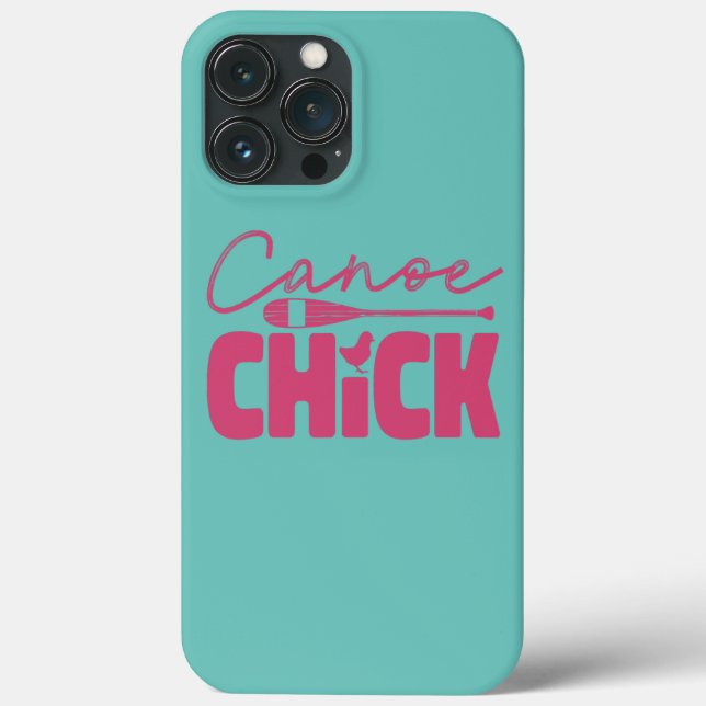 Canoe Canoeing Girl Chicken Canoe Chick  (Baksida)