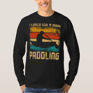 Canoe Canoeing Vintage Retro I kunde Använda A Bra T Shirt