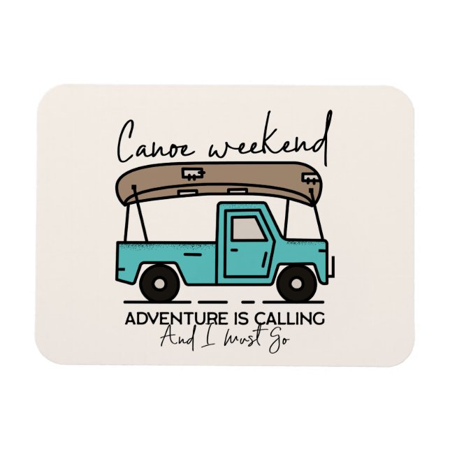 Canoe Helg Magnet (Horisontell)