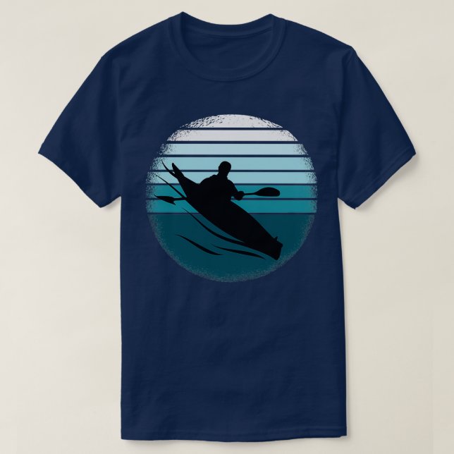 Canoe Kayak Canoe Kayak Raiting vatten T Shirt (Design framsida)