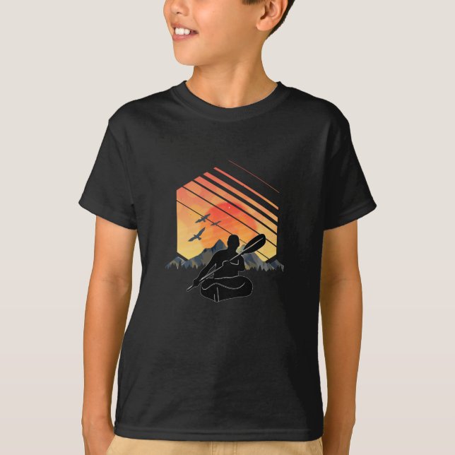 Canoe Kayak Paddle Boat Shirt T (Framsida)