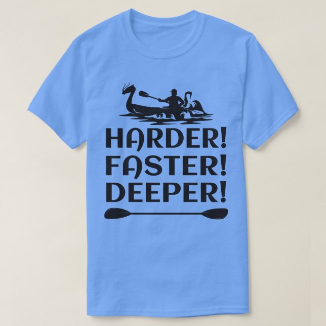 Canoe Kayaker Gifts T Shirt (Design framsida)