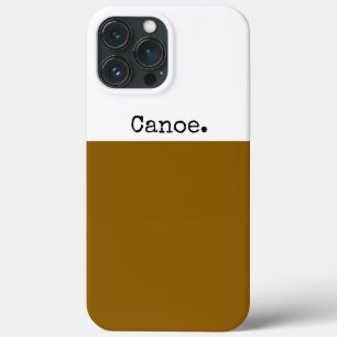 CANOE Modern Golden Brown White Färg Block