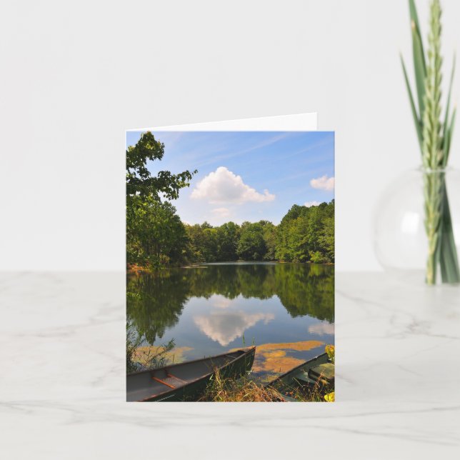 Canoe och Sjö Kort (Framsida)