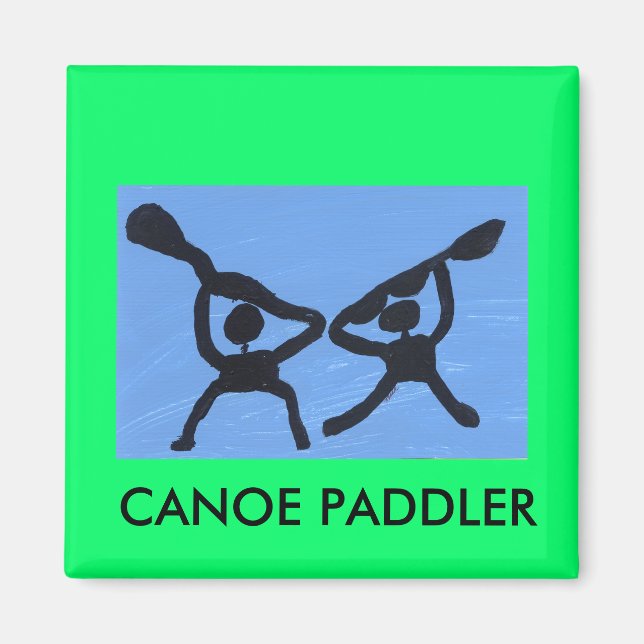 CANOE PADDLER MAGNET (Framsidan)