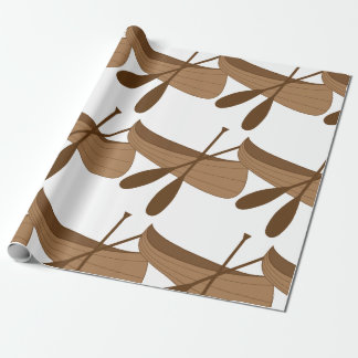 Canoe & Paddles Presentpapper