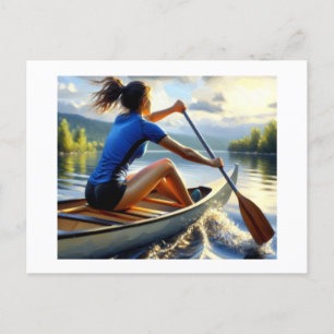 Canoe Resa Vykort