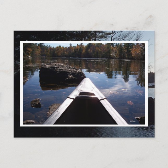 Canoe Ride Postcard Vykort (Framsida)
