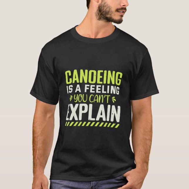 canoe rider gift t shirt (Framsida)