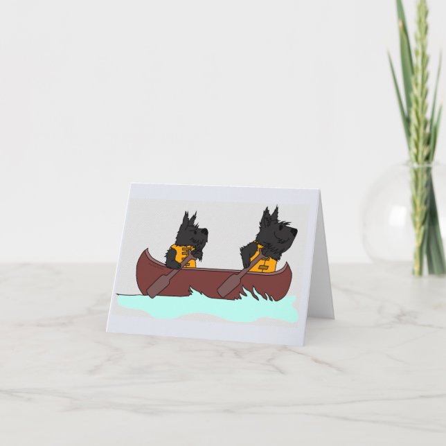 Canoe Scot & kompis Anteckningskort (Framsida)