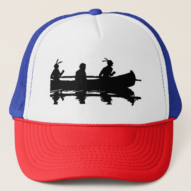 Canoe Silhouette Keps (Framsida)