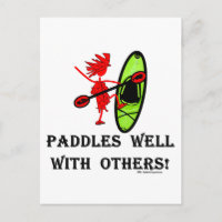 Canoe Slalom - Paddles well with other