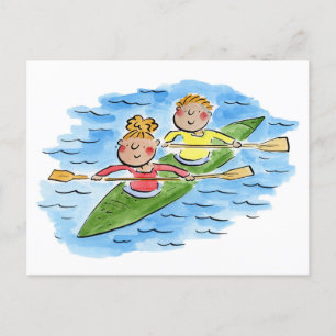 Canoe Vykort