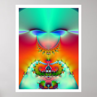 Canoe White Poster