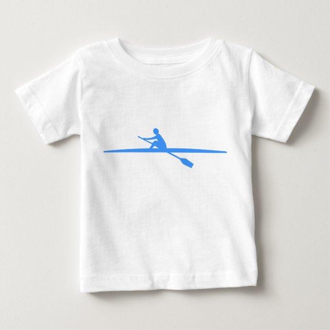 Canoeing - Baby blue T-shirt (Framsida)