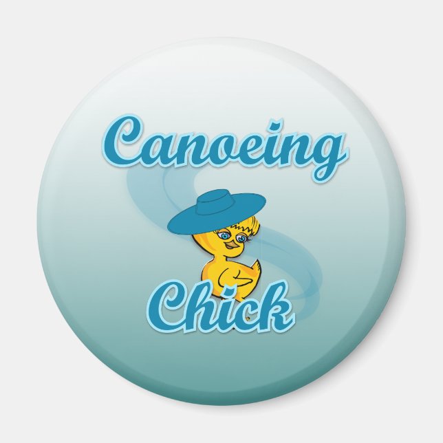 Canoeing Chick #3 Magnet (Framsidan)