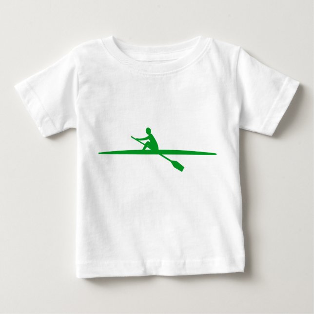 Canoeing - Grass Grönt T-shirt (Framsida)