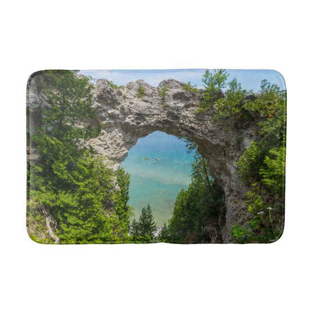 Canoeing i Arch Sten Badrumsmatta (Framsidan)