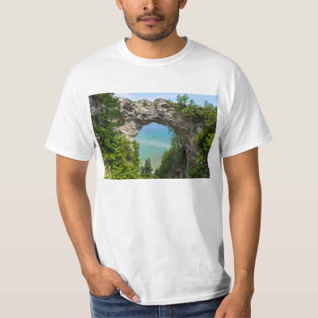 Canoeing i Arch Sten T Shirt (Framsida)