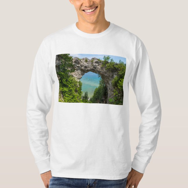 Canoeing i Arch Sten T Shirt (Framsida)